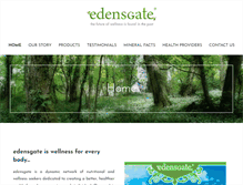 Tablet Screenshot of edensgateliving.com